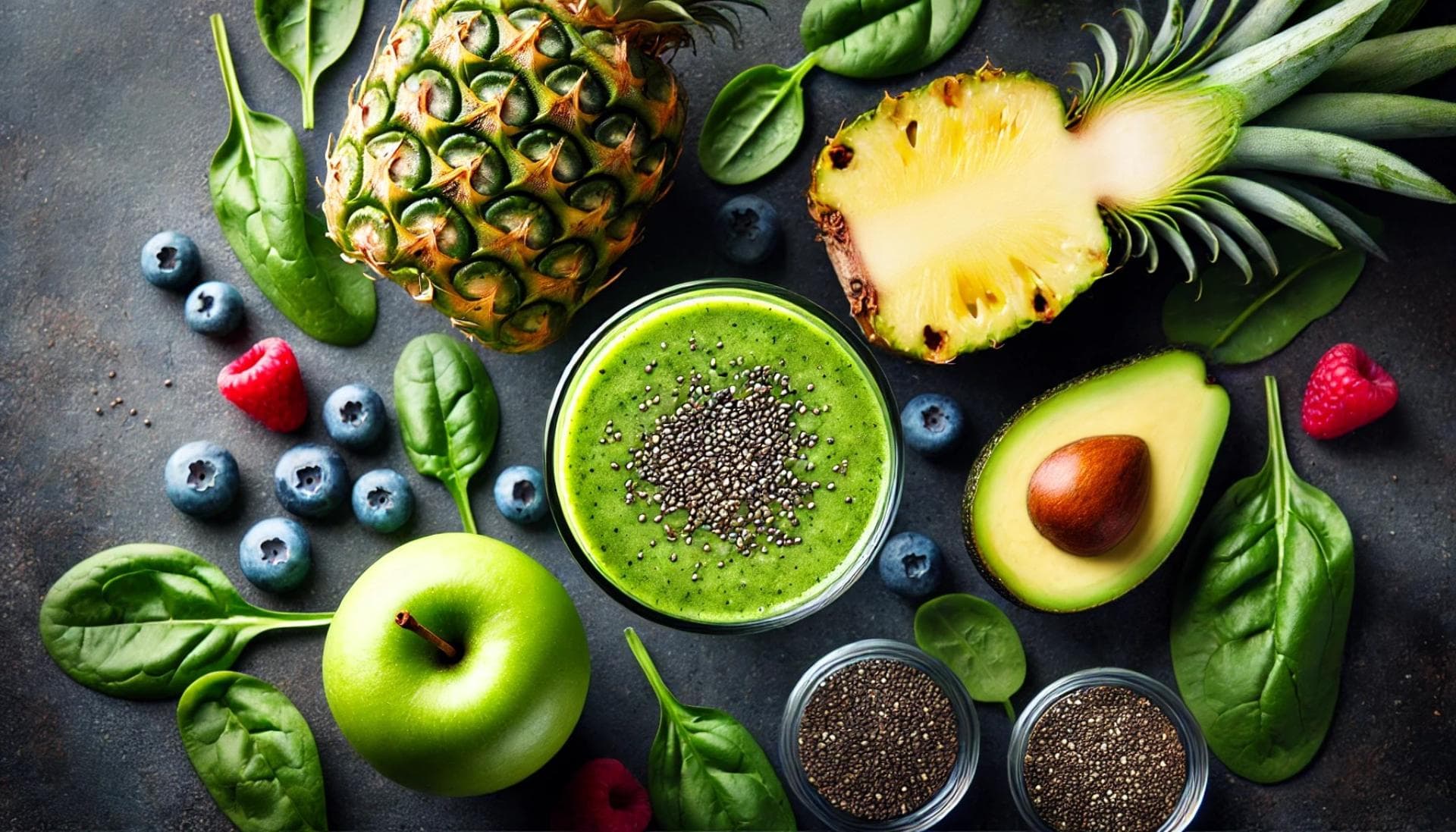 Berry pineapple smoothie blend for energy and whole-body nourishment